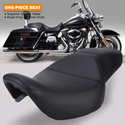 Low-Profile Rider Passenger Seat For Harley Street Glide 06-07 & Road King 97-07 - Image 1 of 4