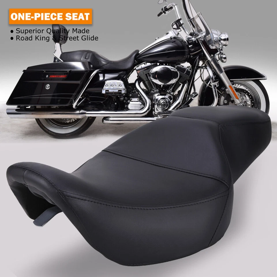 Low-Profile Rider Passenger Seat For Harley Street Glide 06-07 & Road King 97-07 Foto 1 de 4