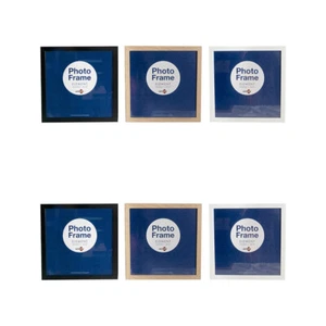 6x Unigift Element 30x30cm MDF/Glass Picture/Photo Frame Wall Hanging Assorted - Picture 1 of 3