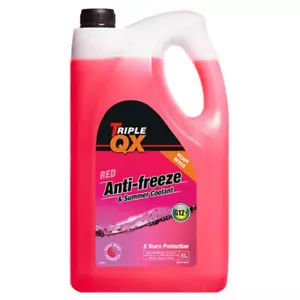 Triple QX Red Antifreeze Summer Coolant G12 Ready Mixed 5L 5 Litre - Picture 1 of 1