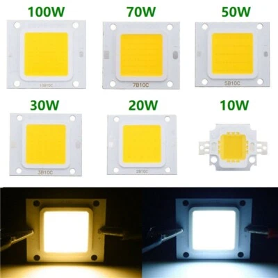 LED Chip COB Bulb Lights 100W 70W 50W 30W 20W 10W High Power SMD Floodlight Lamp - Image 1 of 4