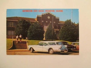 Weatherford Oklahoma Postcard Southwestern State College OK - Picture 1 of 2