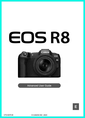 Canon EOS R8 Manual del Propietario EOSR8 Libro Guía Avanzada del Usuario Foto 1 de 3