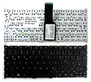 Acer Aspire S5-391-9880 Schwarz Deutsch Layout kompatible Ersatz tastatur - Bild 1 von 1