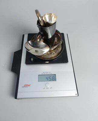 Diverse Teile aus 925er Silber  458g Schalen Untersetzer Aschenbecher u.a - Bild 1 von 2