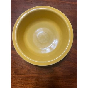 Vintage 1996 Fiesta Ware Sunflower Yellow Ceramic 8.25" Bowl Lead Free - Picture 1 of 9