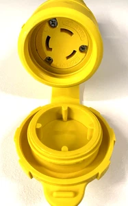 Ericson Outdoor 3 Wire Plug 30 Amp 250V Twist Lock Nema L6-30R Female Connector - Picture 1 of 4