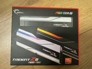 G.Skill F5-6000J3036G32GX2-TZ5NRW Trident Z5 Neo RGB 64GB (2x32GB) DDR5 RAM CL30 - Picture 1 of 5