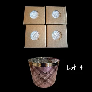 Bath and Body Works Tostadas Champagne, Lote de 3 Velas Mechas 4 Nuevas En Caja - Imagen 1 de 6