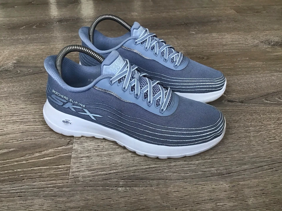 Skechers Slip Ins Go Walk Joy Azul Sin cordones Para Mujer Talla 7.5 124697 Foto 1 de 4