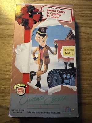 Santa Claus is Coming to Town (VHS, 1989) Christmas Classics Series Fred Astaire - Image 1 of 4