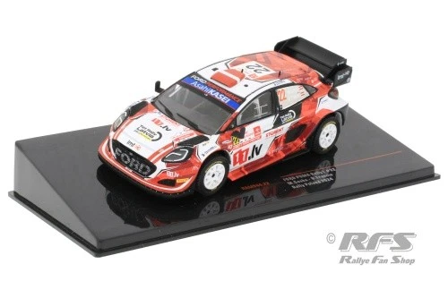 Ford Puma WRC Rally1 Martins Sesks Rally Rally Polonia 2024 1:43 IXO RAM 944 - Immagine 1 di 1