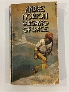 Andre Norton Sargasso Of Space Paperback Science Fiction 1955 Printing ACE Vtg - Picture 1 of 5