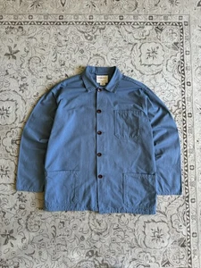 Uskees #3001 Canvas Cotton Chore Coat Overshirt Work Jacket Size L Men's - Picture 1 of 17