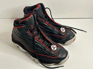Nike Jordan Pro Strong DC8418-061 Mens Black Leather Lifestyle Sneakers Shoes 12 - Picture 1 of 7
