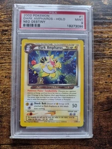 Dark Ampharos 1/105 2002 Neo Destiny Holo Pokemon Karte PSA 9 MINT #1 - Bild 1 von 2