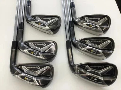 TaylorMade M2 Iron Set 5-9,Pw 6pc Flex Stiff KBS Tour Steel - Image 1 of 4
