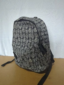 Paperchase Pineapple Backpack With Internal & External Pockets Black White - Picture 1 of 7