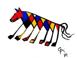 Alexander Calder, Beastie, Lithograph, signed and dated in the plate - Picture 1 of 3