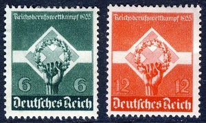 GERMANY 1935 The Victor's Crown Set SG 568 & SG 569 MINT - Picture 1 of 2