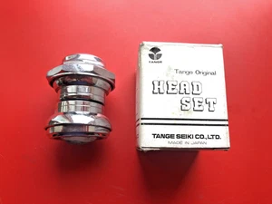 NEW OLD STOCK BOXED VINTAGE TANGE CHROME HEADSET, 1" X 24 TPI - Picture 1 of 6