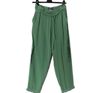 KEKOO nuevo! Pantalón Globo Jogpants 42-44-46 (1) Detalles Trendy Bolsillos Verde - Imagen 1 de 3
