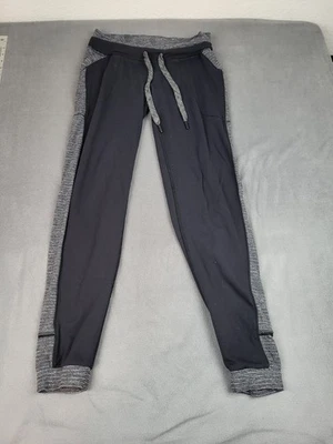 Lululemon Joggers Womens 6 Black Lightweight Drawstring Stretch Athleisure Gym - Image 1 of 4