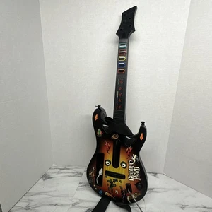 Nintendo Wii Red Octane Sunburst Controller Guitar Hero COMPLETAMENTE TESTATO 95911.805  - Foto 1 di 4