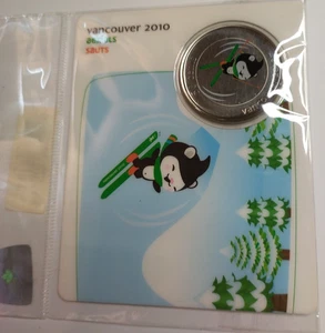 Moneda de 50 centavos de los Juegos Olímpicos de Vancouver 2010 Arials Sauts esquí salto paquete como nuevo - Imagen 1 de 3