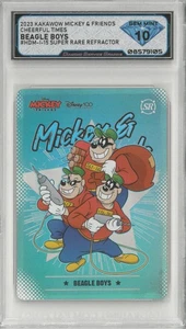 2023 Kakawow Mickey & Friends BEAGLE BOYS Refractor 💎 DSG 10 Gem Mint - Picture 1 of 2
