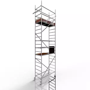 ALTEC Rollfix 2.0 600 Rollen Ø125mm 6m Baugerüst Alu Gerüst Fahrgerüst Wandanker - Bild 1 von 12