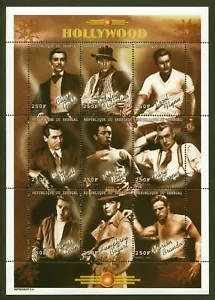 Senegal Sc# 1423-5, Actors & Actresses, VF MNH Set of 3 Sheets of 9, SCV: $32.50 - Picture 1 of 3