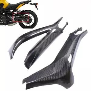 For Yamaha MT-09 FZ09 2013-2019 Carbon Fiber Swing Arm Covers Guards Protector - Foto 1 di 7