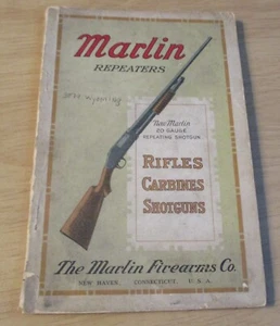 Vintage 1915 Original Katalog ~ "MARLIN Repeater" ~ Gewehre/Karabiner/Flinten ~ (RR) - Bild 1 von 17