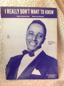 I Really Don't Want To Know (1953) grabado por Tommy Edwards - Imagen 1 de 3