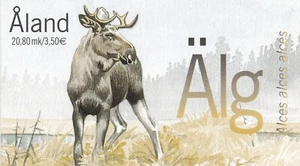 Finland: Aland: 2000: Elks in the Four Seasons Booklet, MNH - Picture 1 of 2