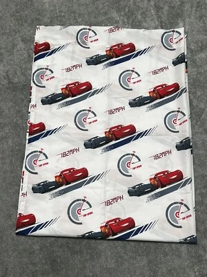 "Sábana plana para cama de niño pequeño Disney Pixar CARS 3 Lightning McQueen medidas 45""x59""" Foto 1 de 4