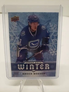2017-18 Upper Deck WINTER #W9 BROCK BOESER RC Rookie Canucks QTY AVAILABLE - Picture 1 of 2