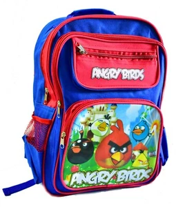 NEW LARGE KIDS BACKPACK SCHOOL BAG ANGRY BIRD GIFT CHILDREN Four Compartments - Picture 1 of 4
