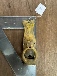 Antique Arts and Crafts escutcheon salvaged or reclaimed solid brass - Picture 1 of 1