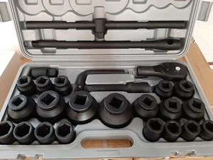 Kraft Steckschlüssel Satz 26-teilig 21-65mm 3/4" und 1" - Bild 1 von 4