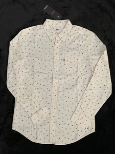 Mens Levis long sleeve shirts Button Up 100% Authentic New with tag/size S - Picture 1 of 6