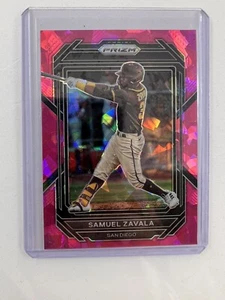 Panini Prizm Pink Cracked Ice #168 Samuel Zavala 2023. Padres de San Diego - Imagen 1 de 2