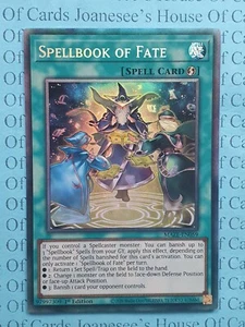 Spellbook of Fate MAZE-EN059 Tarjeta de Coleccionista Rara Yu-Gi-Oh 1a Edición Nueva Casi Nuevo - Imagen 1 de 5