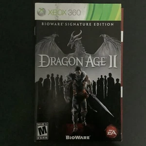 Dragon Age II Bioware Signature Edition Xbox 360 solo manual de instrucciones - Imagen 1 de 2