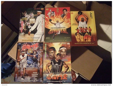 Rare Set of 5 Lebron James postacards set Cover