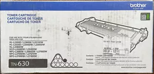 Genuine Brother TN-630 Black Toner Cartridge - Picture 1 of 1
