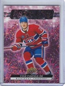 2023-24 Upper Deck Series 2 Dazzlers Pink Cole Caufield #DZ-57 - Picture 1 of 2
