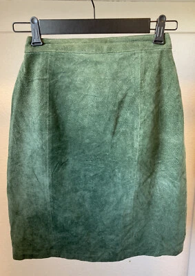Falda de gamuza verde Global Identity talla 8 Foto 1 de 4