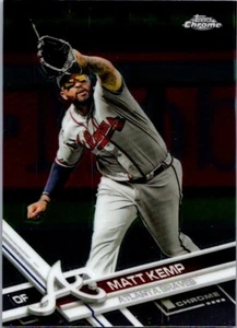 2017 Topps Chrome - Matt Kemp #127 - Picture 1 of 2